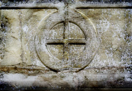 Old wall backgroundの写真素材