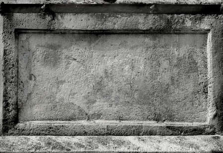 Old stone frame hand madeの写真素材