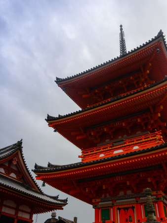 NARA, JAPAN- November 23: a lot of person visit Kiyomizu-dera Temple on November 23, 2015 at Kiyomizu-dera Temple in kyotoのeditorial素材