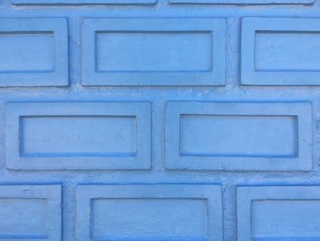 close up of white brick wall background in ruralの写真素材