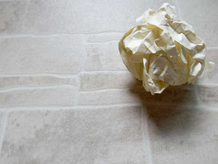 crumpled peper with note space for backgroundの写真素材
