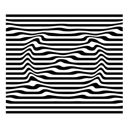 This optical art style artwork with illusion effect like a flagの写真素材