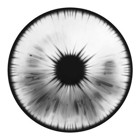 This illustration with impression art style eye subjectの写真素材