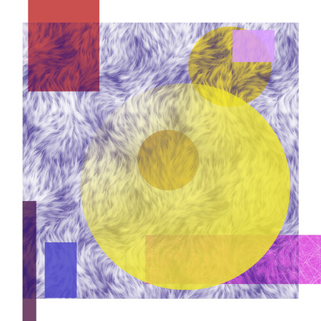 This artwork design with decorative style and minimalize, pop colorsの写真素材