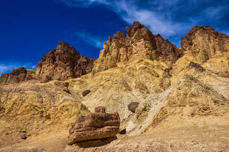 Gold Canyons of Death Valley National Park, California, USA.の写真素材