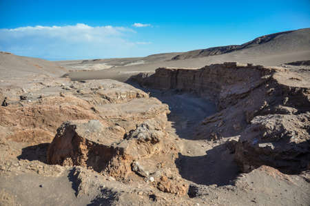 Valle de la Luna near San Pedro de Atacama, Chile.の写真素材