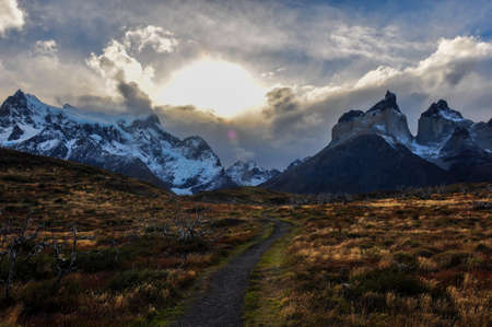 Parque Nacional Torres del Paine, Chile.の写真素材