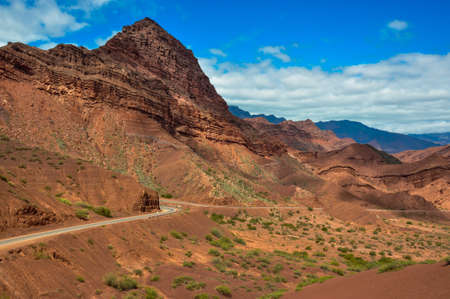 Deserts landscapes of Quebrada las cochas, North Argentina.の写真素材