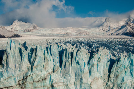 Beautiful landscapes of Perito moreno Glacier, Argentina.