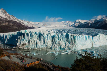 Beautiful landscapes of Perito moreno Glacier, Argentina.のeditorial素材