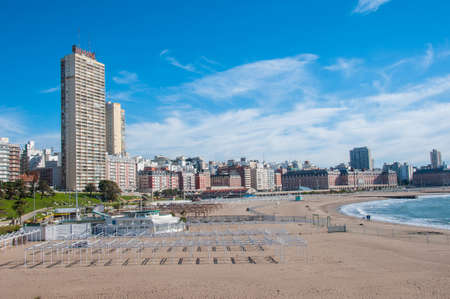 Mar del Plata on Atlantic ocean, Argentina.のeditorial素材