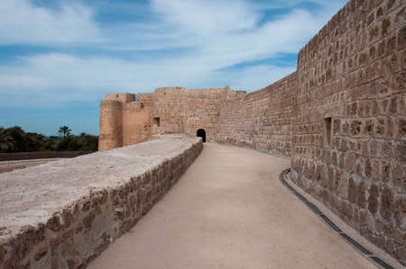 Qal At Al Bahrain Fort, Island of Bahrainの写真素材