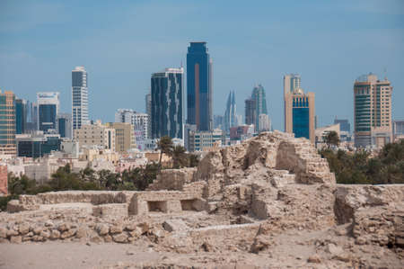 Qal At Al Bahrain Fort, Island of Bahrainのeditorial素材