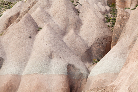 Pink and Red Valley near Goreme, Cappadociaの写真素材