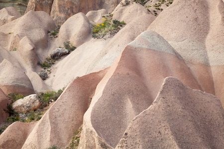 Pink and Red Valley near Goreme, Cappadociaの写真素材