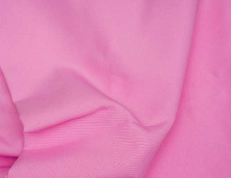Creased pink gabardine. Rumpled textureの写真素材