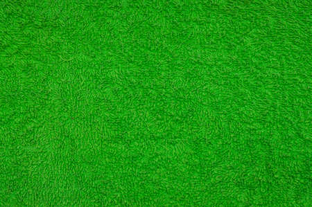 Closeup of green cotton towelの写真素材