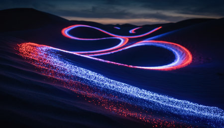 Evokes a sense of wonder, perfect for sci-fi, technology, or futuristic themes. Use this mesmerizing design to elevate your next project with vibrant energy.の素材