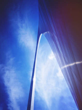 Under the arch in St. Louis Mo.  の素材