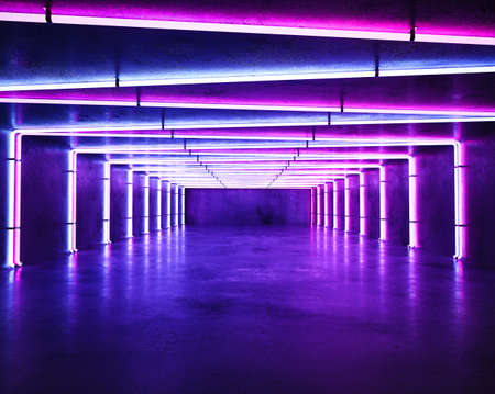 Color neon electronic style disco background concept.の写真素材