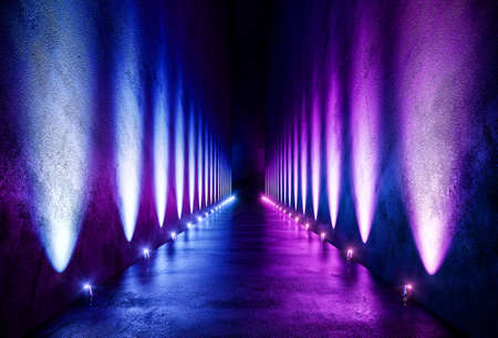 Color neon electronic style disco background concept.の写真素材