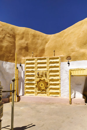 Matmata,Tunisia -  June 28, 2019. Scenery for the film "Star Wars"のeditorial素材