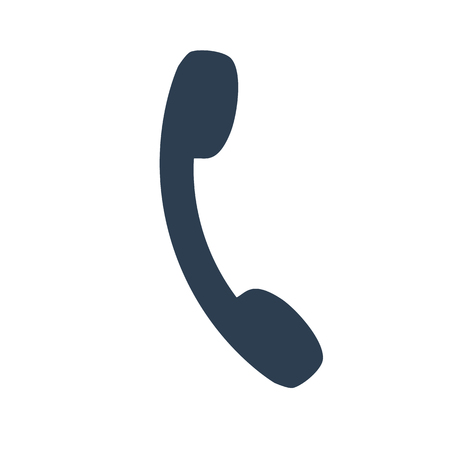 telephone handset Icon on white background. Vector illustrationの写真素材