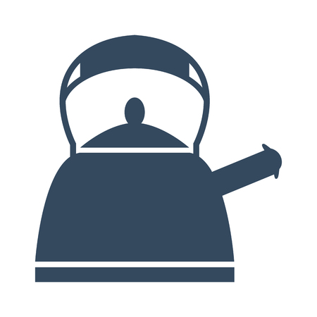 Kettle icon on white background. Vector illustrationのイラスト素材