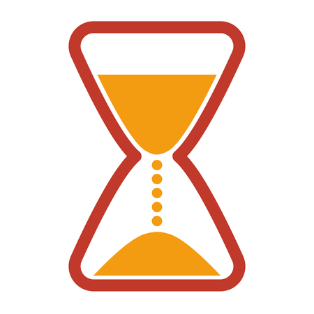 Hourglass icon on white background. Vector illustration.のイラスト素材