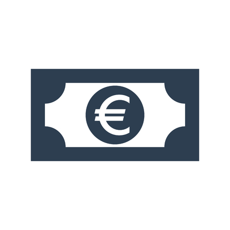 Money icon on white background. Vector Illustrationのイラスト素材