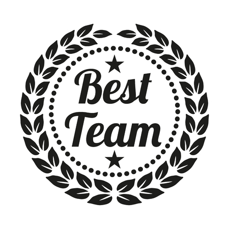 Laurel wreath on white background. Vector Illustrationのイラスト素材
