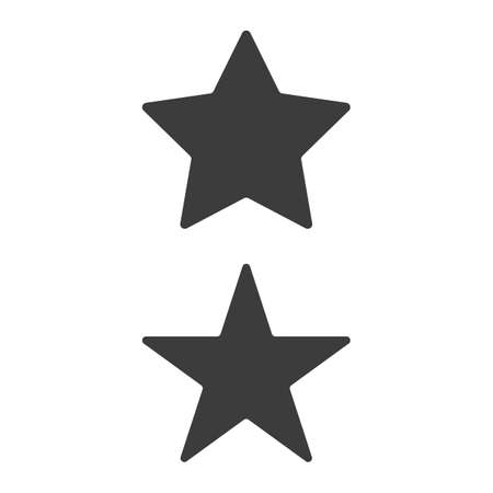 Star icons icon on white background. Vector illustrationのイラスト素材