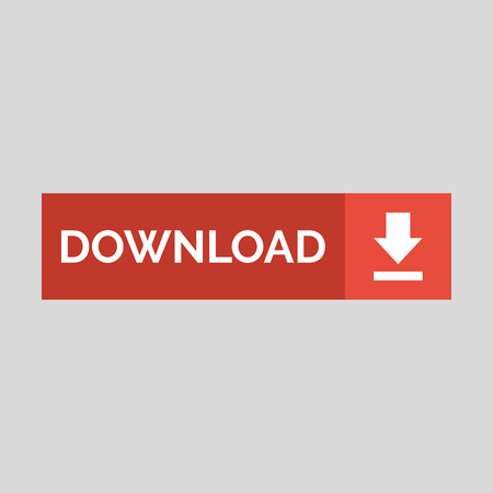 Download flat button on grey background. Vector illustrationのイラスト素材