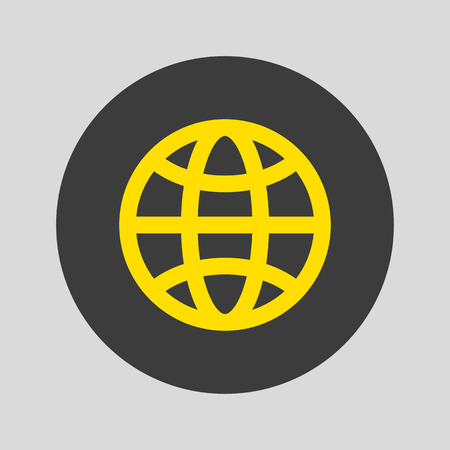 Web icon on gray background. Vector illustrationのイラスト素材