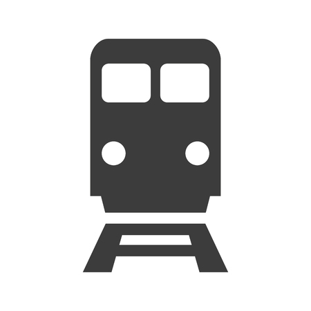 Train icon on white background.のイラスト素材
