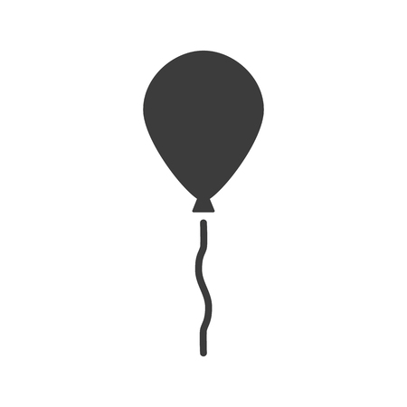 Balloon icon on white background.のイラスト素材