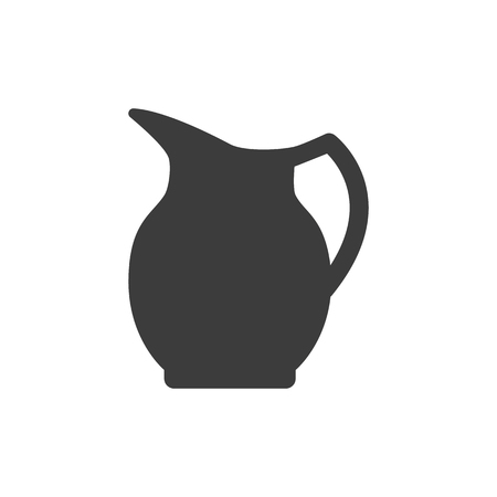 Pitcher icon on white background. Vector illustrationのイラスト素材