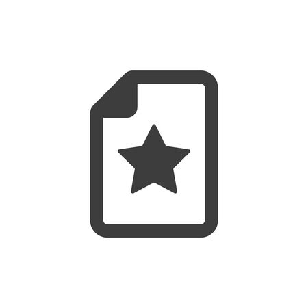 Wish list icon on white background. Vector Illustrationのイラスト素材