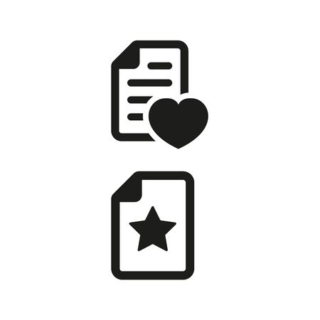 Wish list icon on white background. Vector Illustrationのイラスト素材