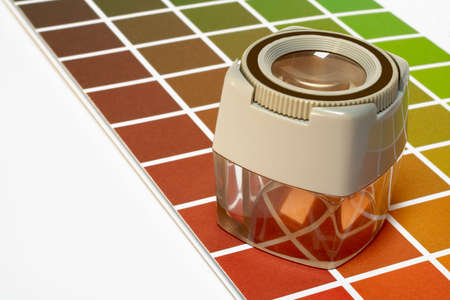 Zoom over color guideの写真素材