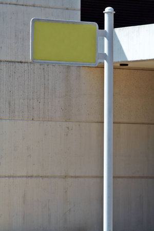 Blank billboard, just add your textの写真素材