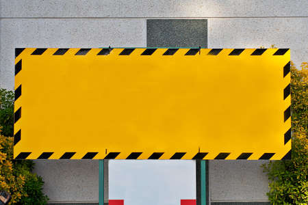 Blank billboard, just add your textの写真素材