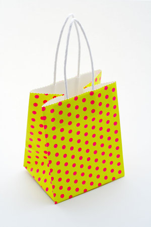 Shopping bag on white background