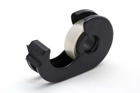 Tape dispenser. Macro shotの写真素材