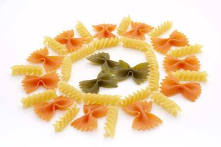Uncooked pastaの写真素材