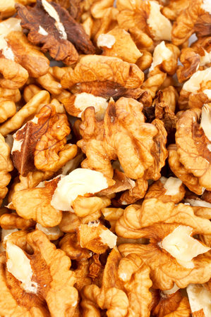 A walnuts background for your tasty food