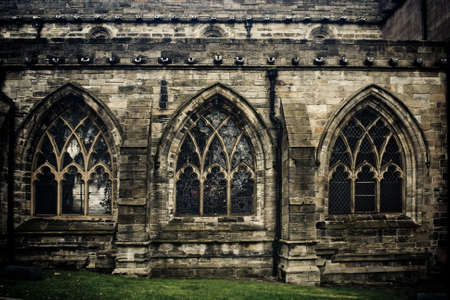 A view of the Church of the Holy Rude, Stirling, Scotlandの写真素材