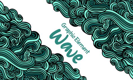 Abstract water wavesのイラスト素材