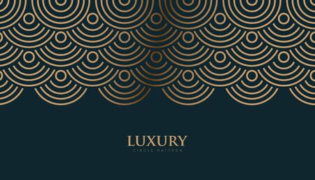 luxury circle pattren ornamental illustrationのイラスト素材