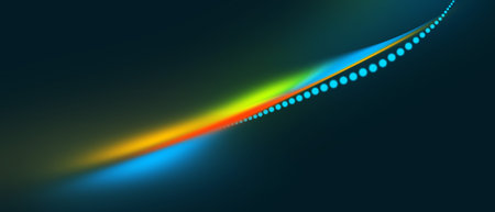 drak blue with abstract blue colorful light walllpaper